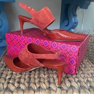 Tory Burch - Red heeled sandals